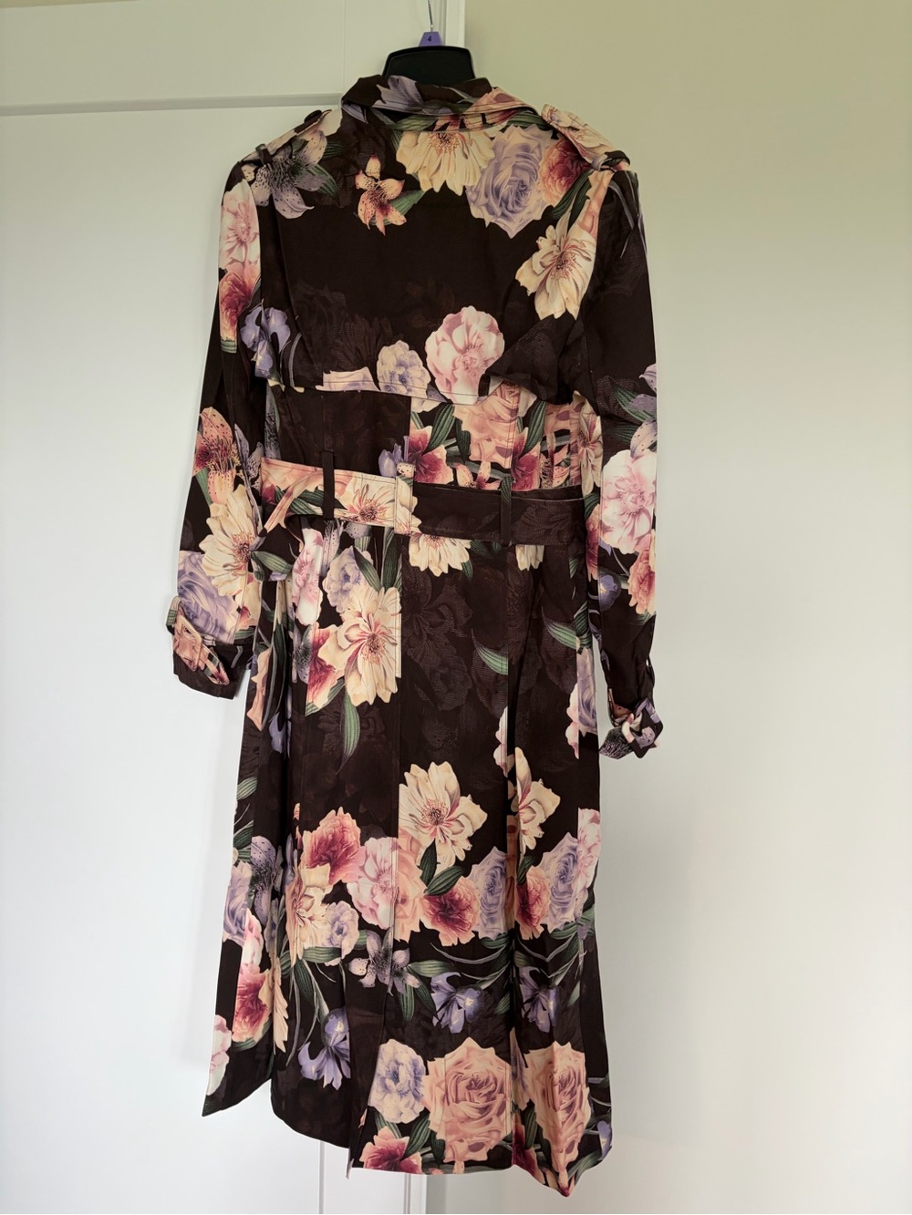 NWT Ted Baker Floral Trench Coat - Picture 2 of 5